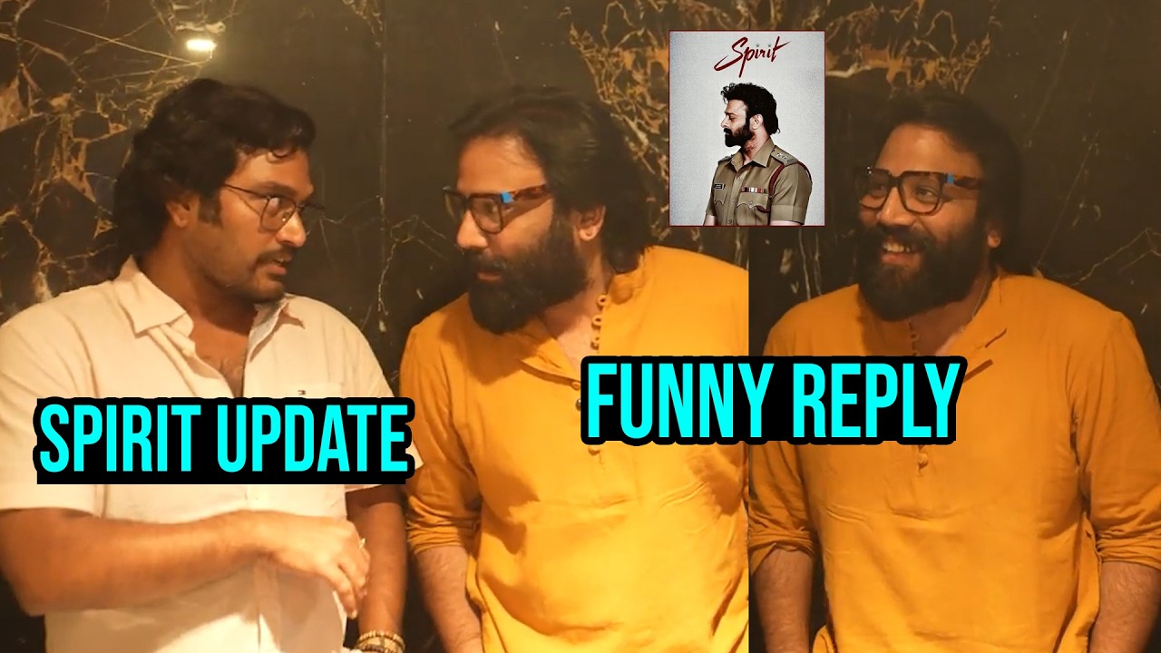 Sandeep Reddy Vanga Funny Reply To Venkatesh Maha About Spirit | Prabhas | Filmylooks