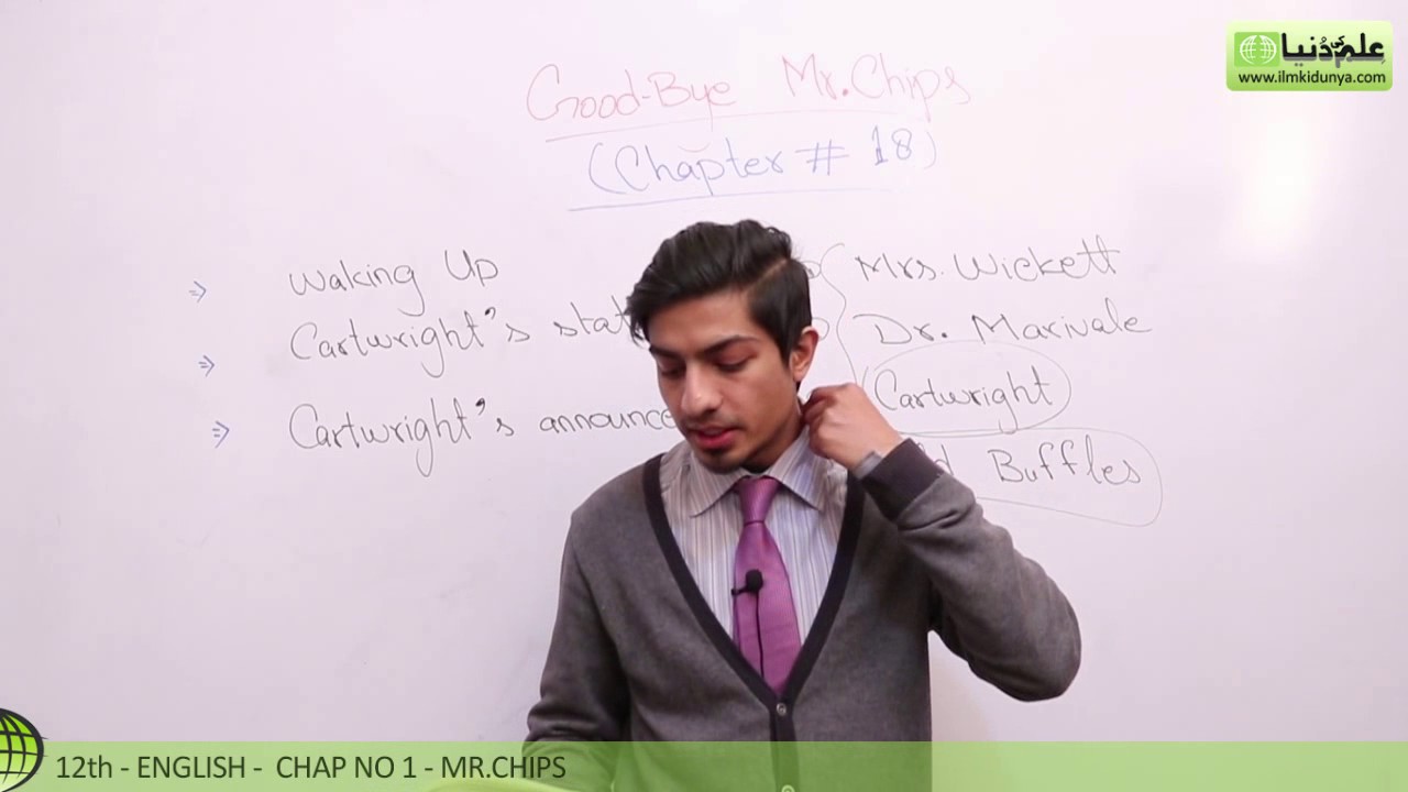 12th Class English Book II, Ch 18 Mr.Chips -  Fsc English part 2 Mr Chips