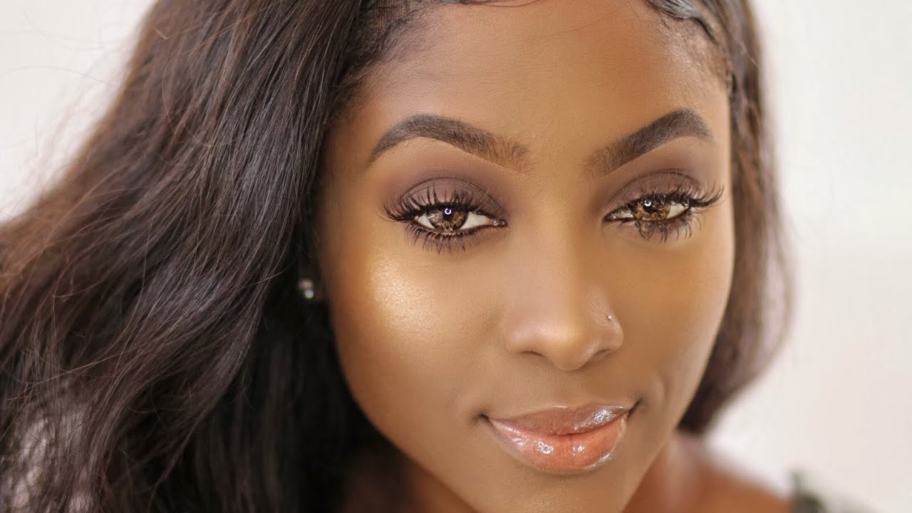 Quick Beginners Makeup for Black Women | PETITE- SUE DIVINITII