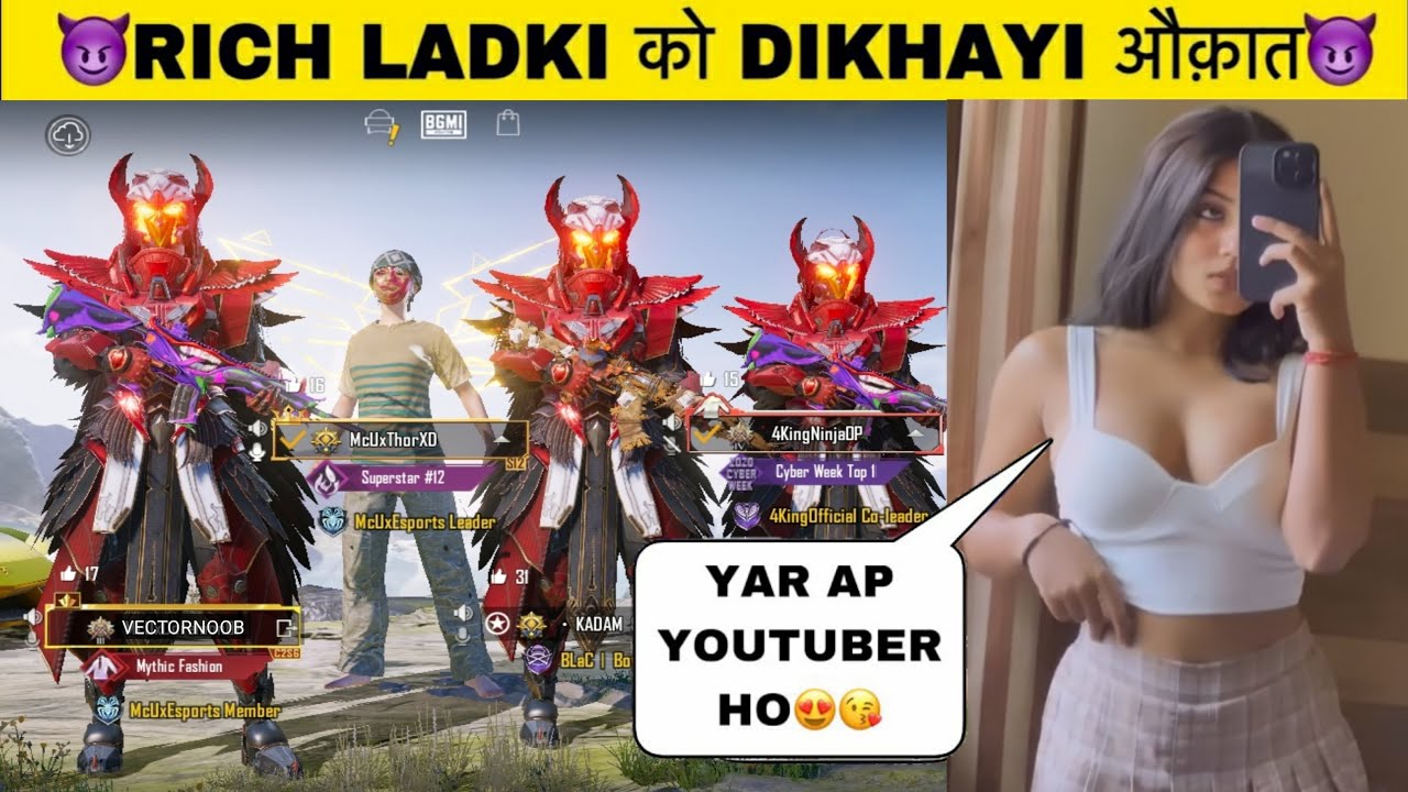 Random 3 rice players And I im level 1 Noob prank 50RP MAX & MYTHIC OUTFITS #22