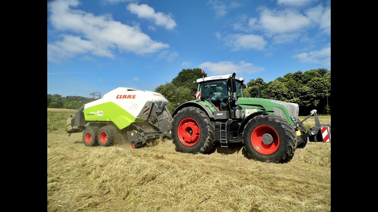 Fendt 939 & Claas Quadrant 3300 / Pressage foin 2016 . ETA JAMES !