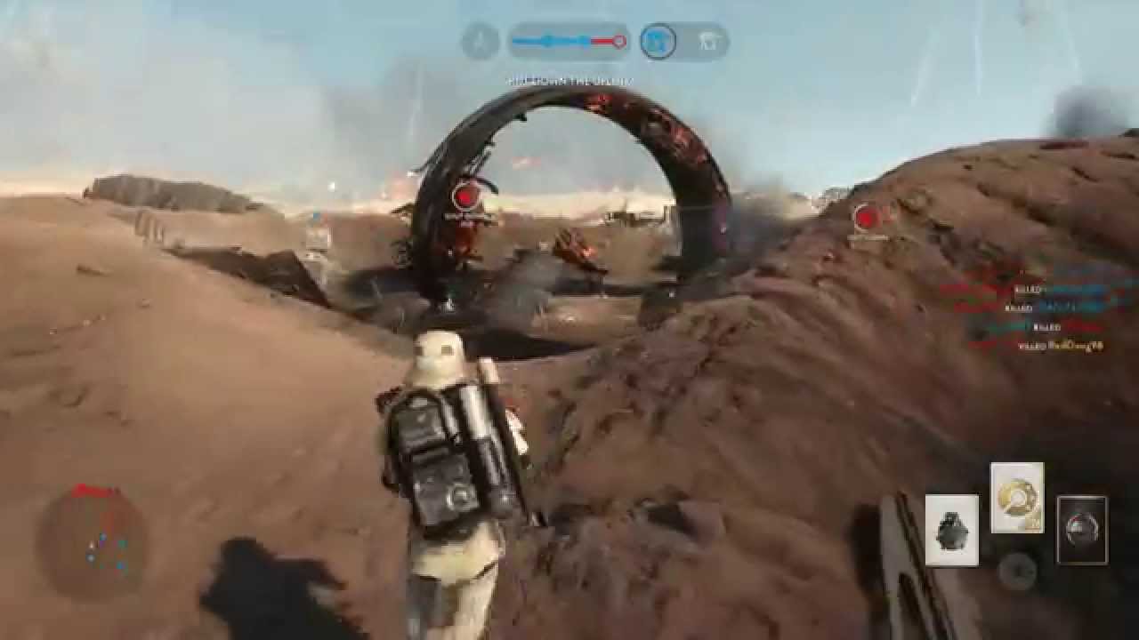Battle of Jakku | Starwars Battlefront DLC1 | Walker Assault Gameplay
