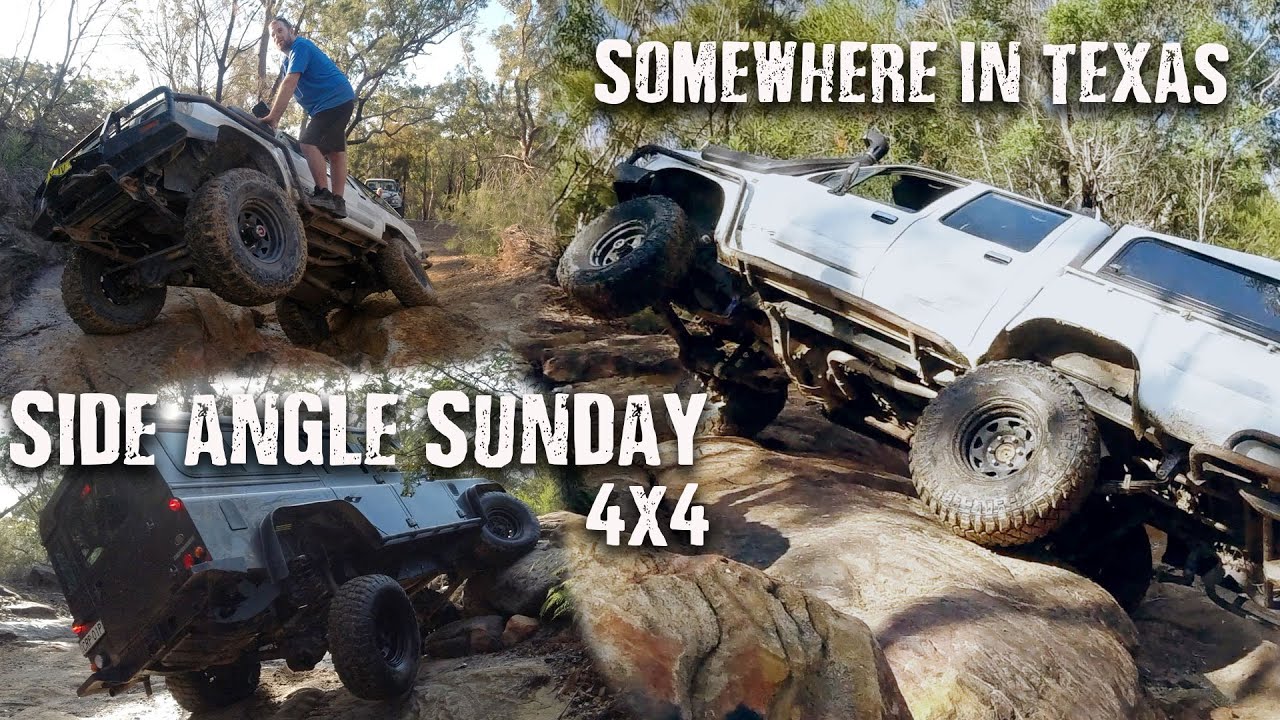 4x4 Side Angle Sunday! | Extreme 4wd Off-roading Somewhere in Texas - Will It Tip Over?