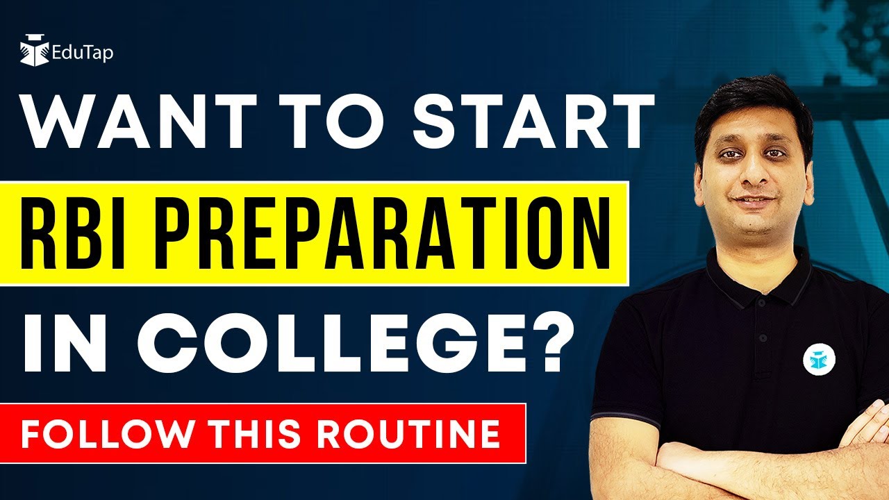 RBI Preparation In Graduation | How To Crack RBI Grade B | RBI Syllabus, Strategy Study Plan EduTap