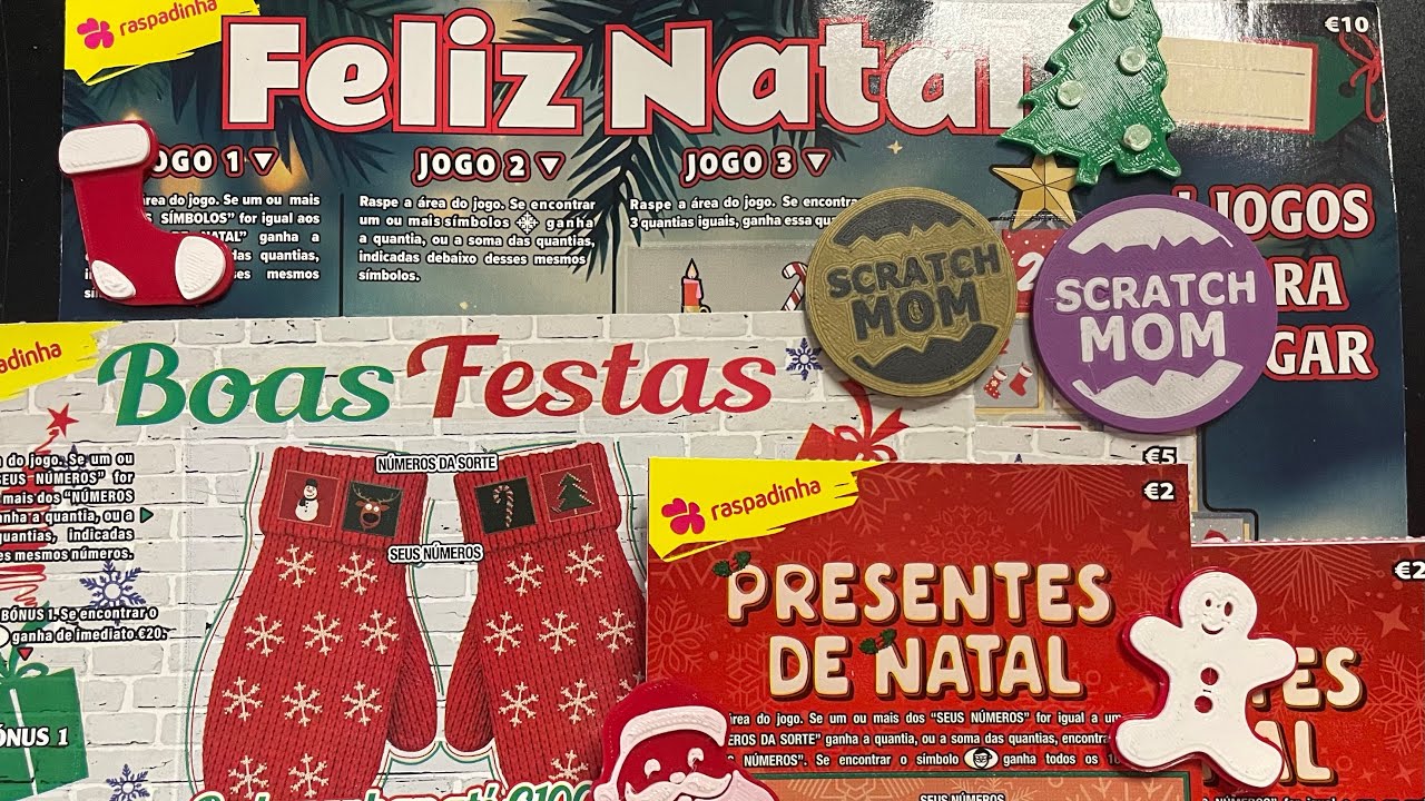 🎄ESPECIAL NATAL🎁# DUELO @luckymauro🤞🏻🍀SCRATCH WITH ME AND HAVE FUN