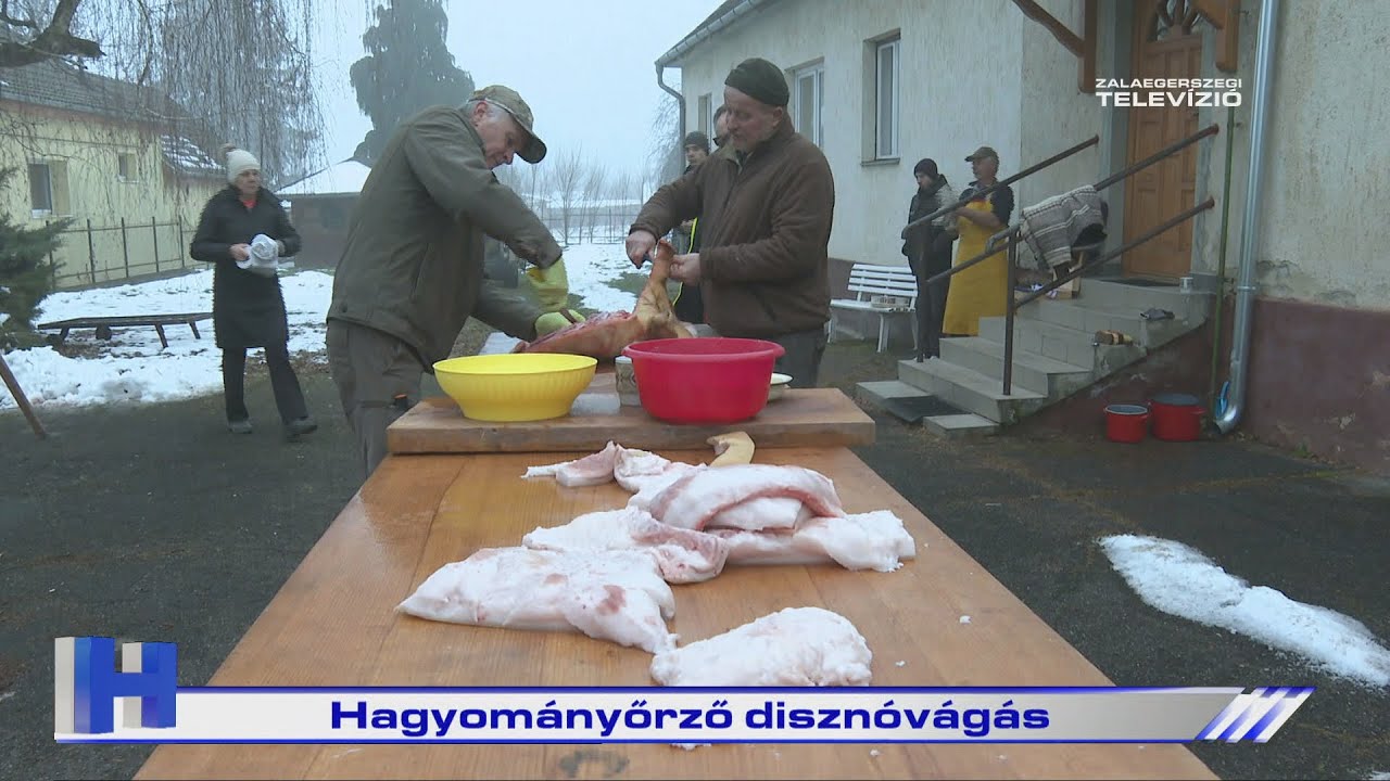 Hagyományőrző disznóvágás – ZTV Híradó 2026-01-26