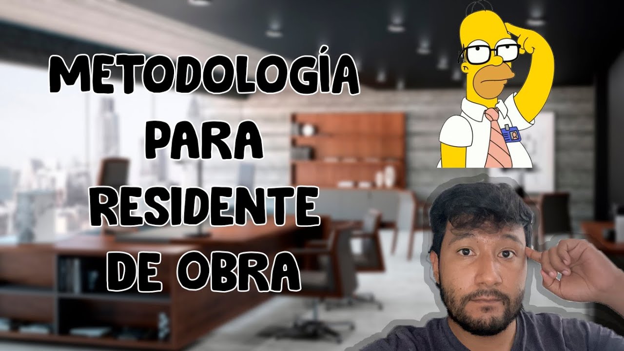Metodología de trabajo para un residente de obra! 👷‍♂️👷‍♀️