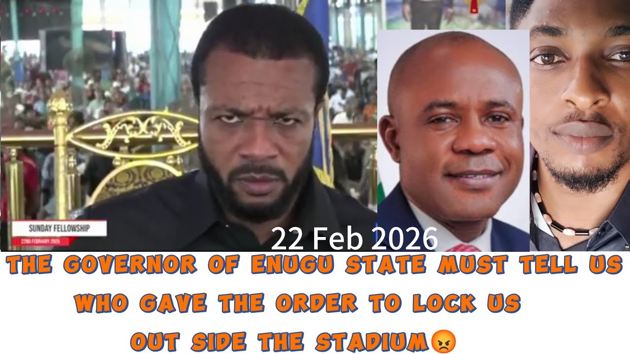 😡 THE GOVERNOR OF ENUGU STATE MUST TELL US WHO GAVE THE ORDER TO LOCK US OUT SIDE THE STADIUM. 