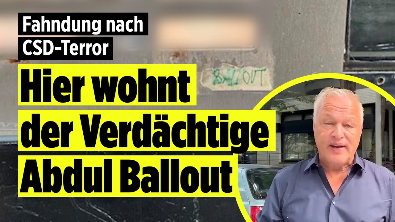 &bdquo;Hier sei fast jeder radikal&ldquo;: BILD am Wohnort von CSD-Terrorist Abdul Ballout