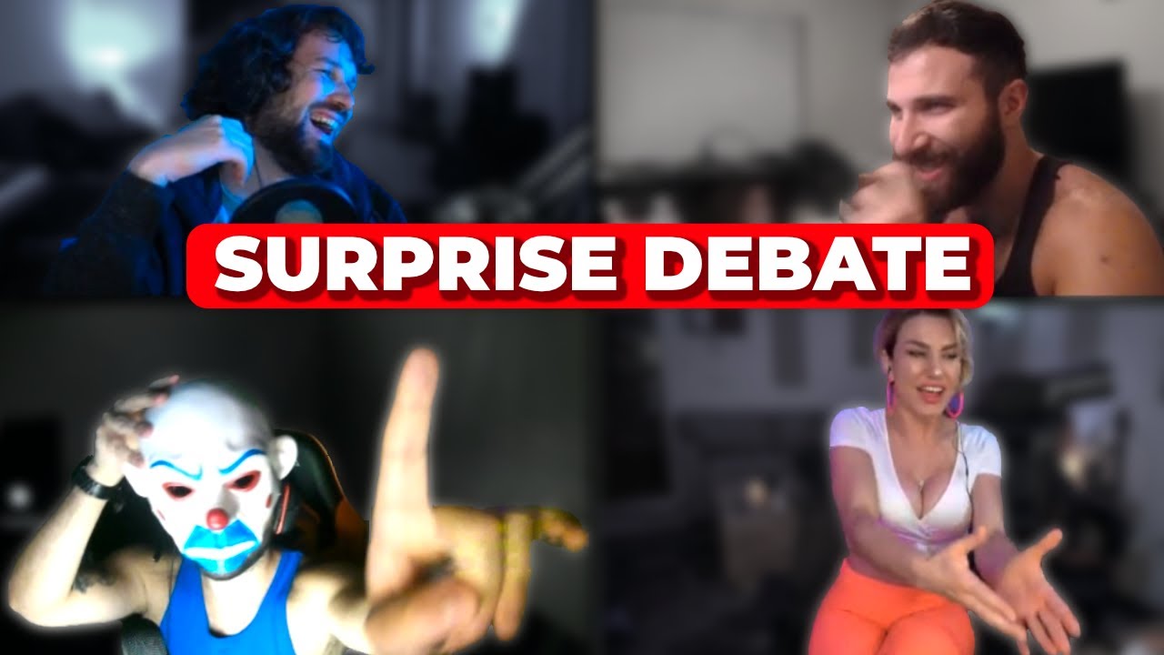 Zherka Surprises Destiny w/ A Lefty Debate Opponent On A Dating Podcast