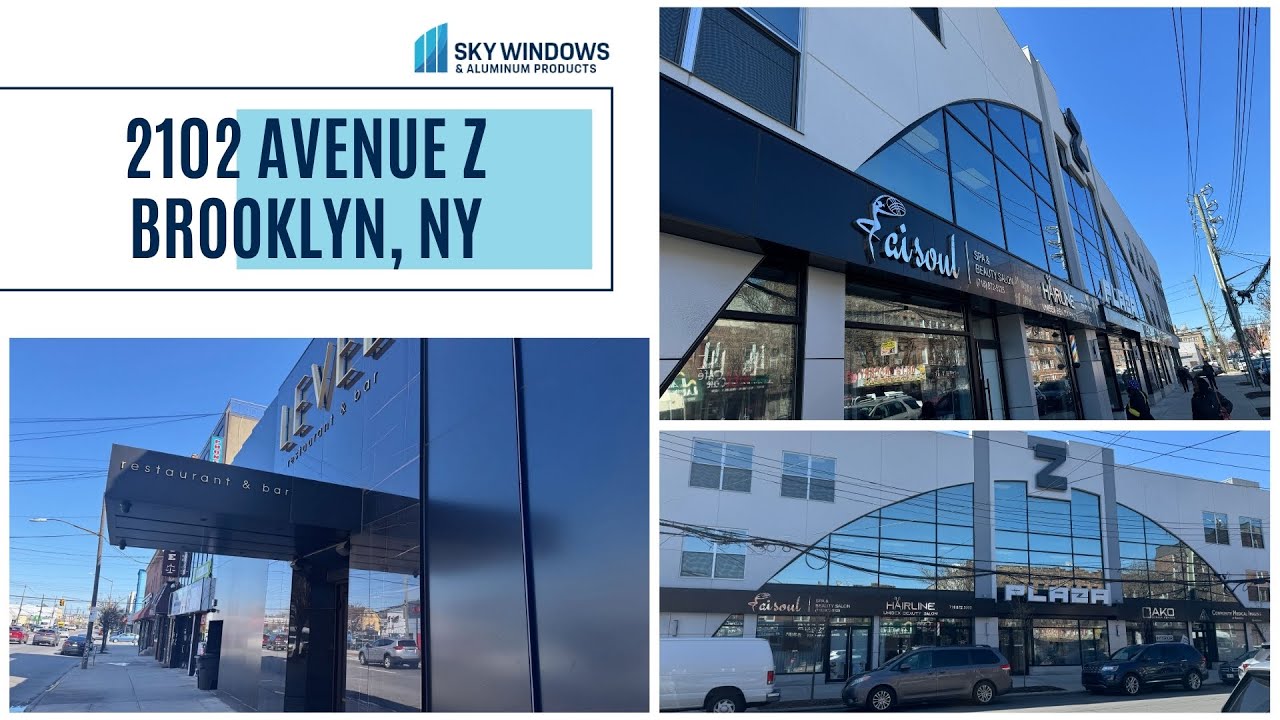 Commercial Glass Wall, Door & Window Installation in Brooklyn, NY |  2102 Avenue Z