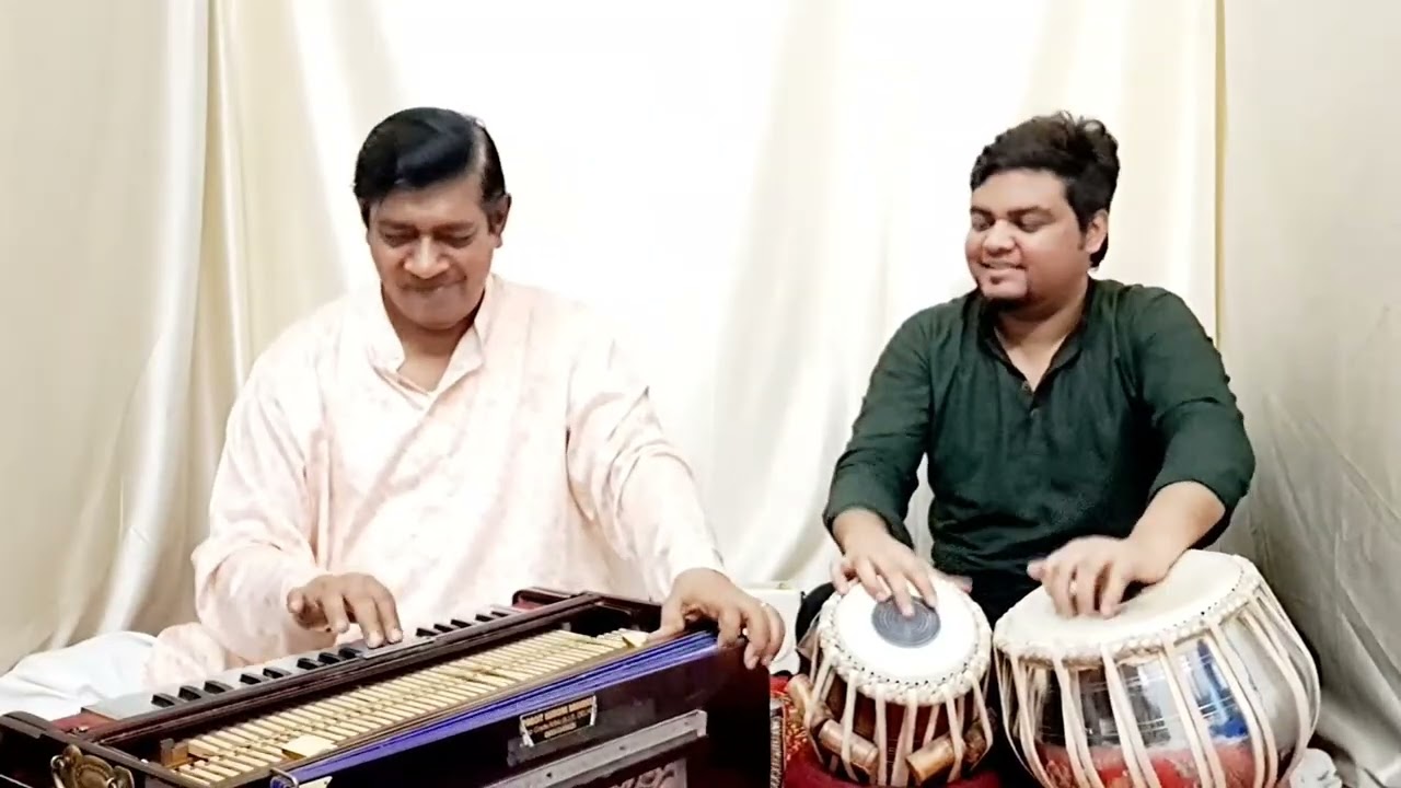 Raag Charukeshi in Harmonium  Guru purnima 2023 ⧸ Pt Kishore Banerjee