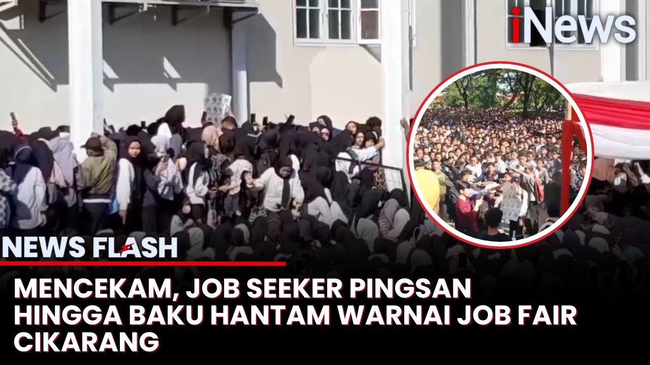 Ribuan Pencari Kerja Padati Job Fair, Berakhir Baku Hantam | News Flash
