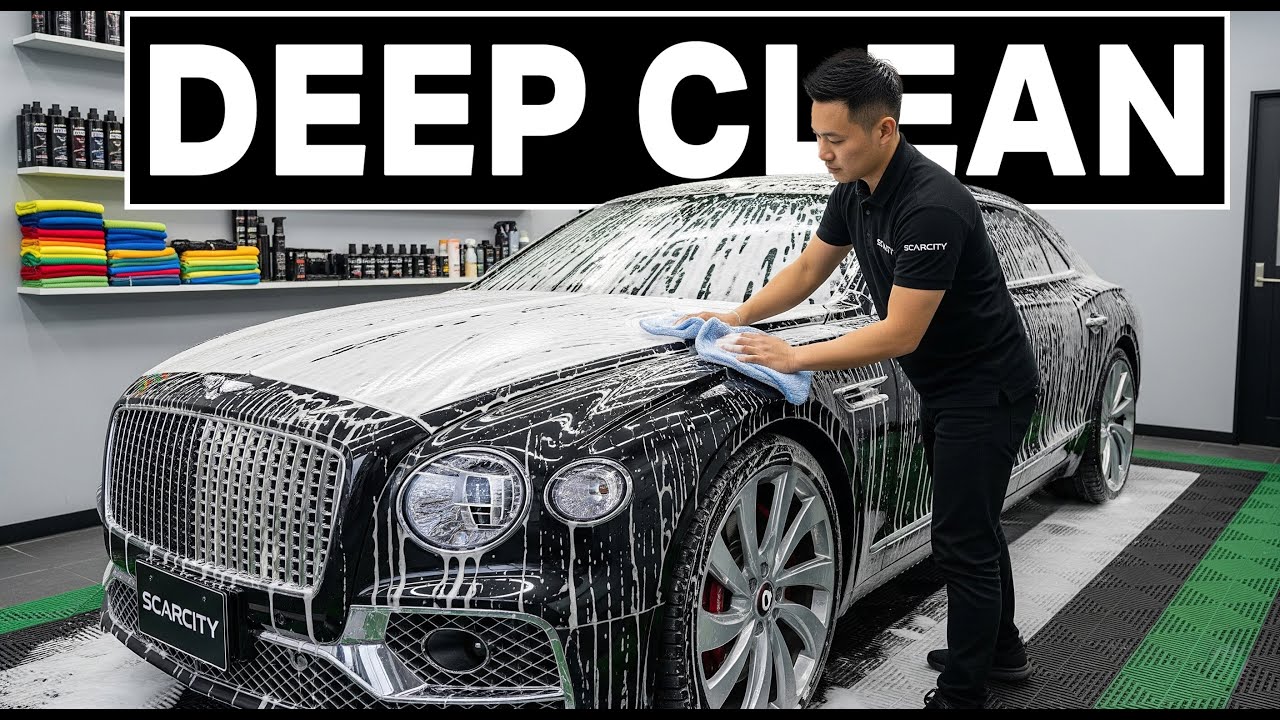 Ultimate Car Wash & Deep Cleaning Spa for Bentley Flying Spur | Full Interior & Exterior Restoration