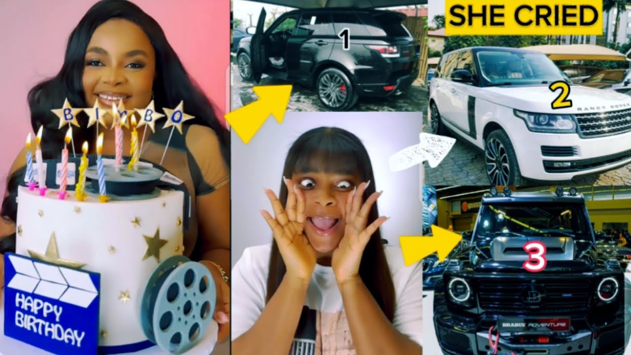 Bimbo Ademoye SURPRISED With 3 CARS On Her BIRTHDAY By Her FRIENDS! She CRIED! #happybirthday #Fun