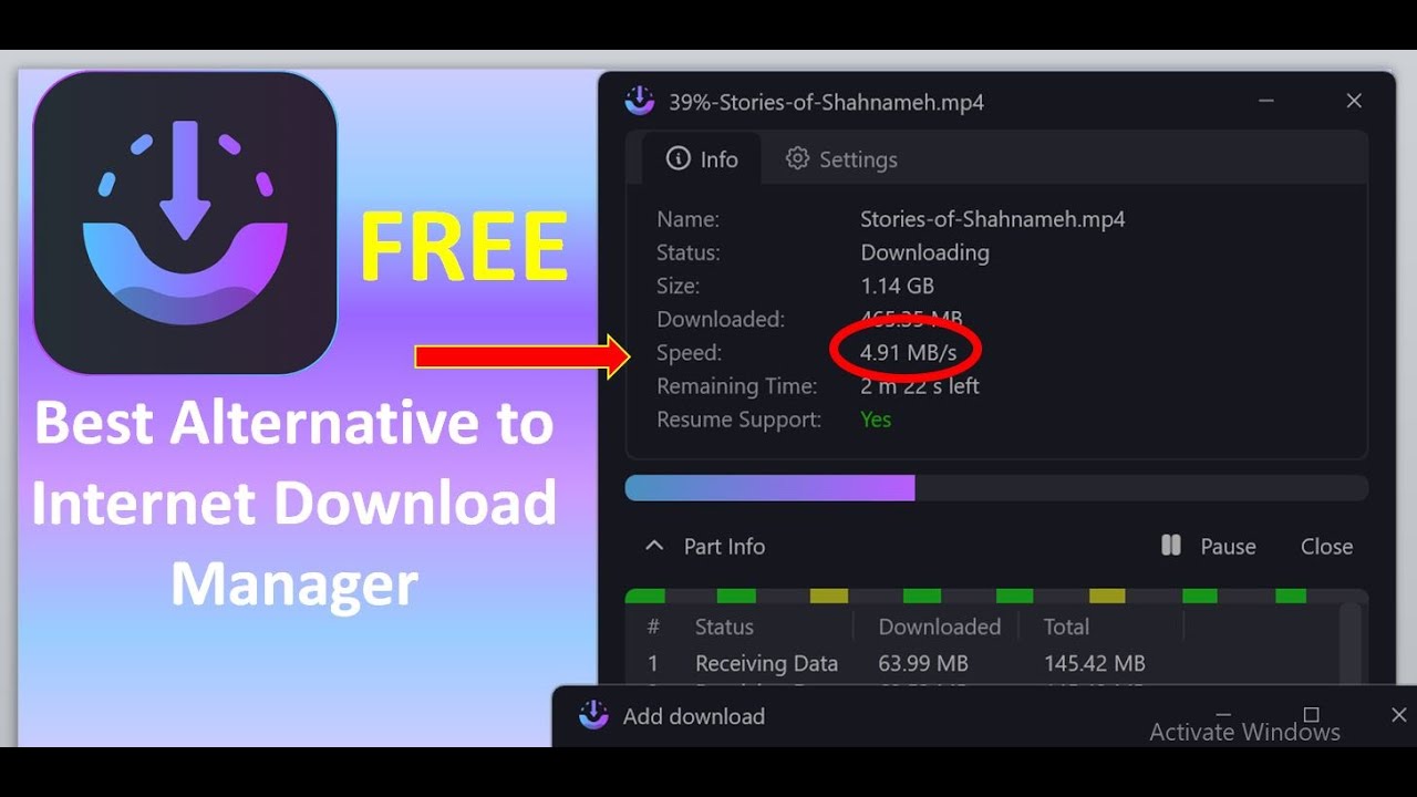 Новая версия лучшей альтернативы IDM | Загрузите и установите AB Download Manager
