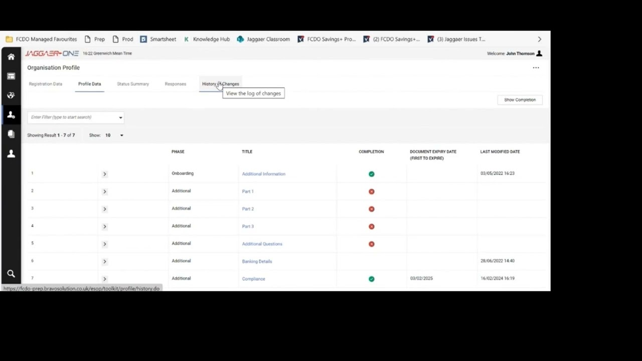 Supplier Compliance Profile Maintenance & Guidance