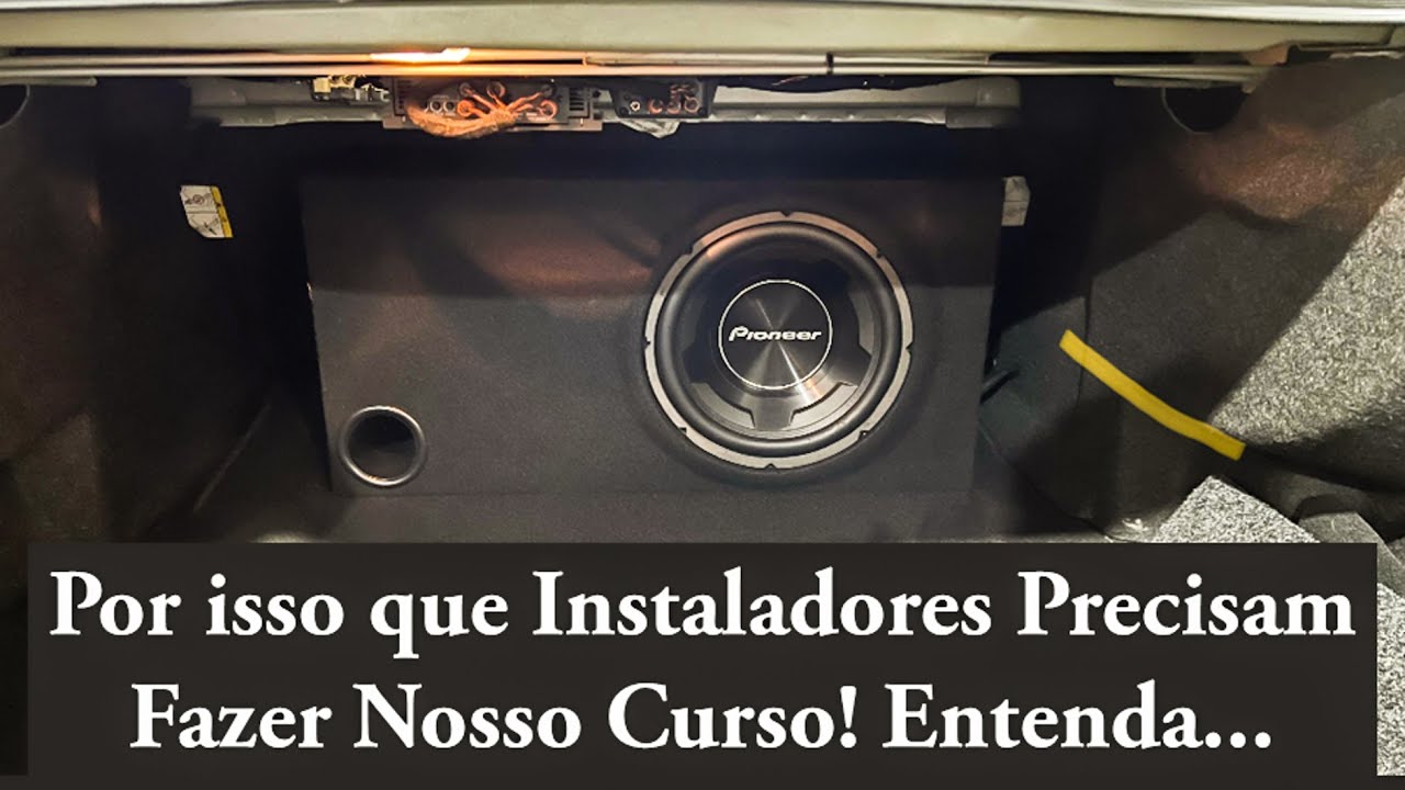 Fusion Reinstalação Sub Pioneer, 2 Vias Audiophonic, Amp Falcon by Felipe Nanba