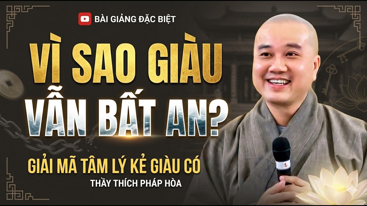 Vì sao nhiều người giàu vẫn bất an ? Thầy Thích Pháp Hòa
