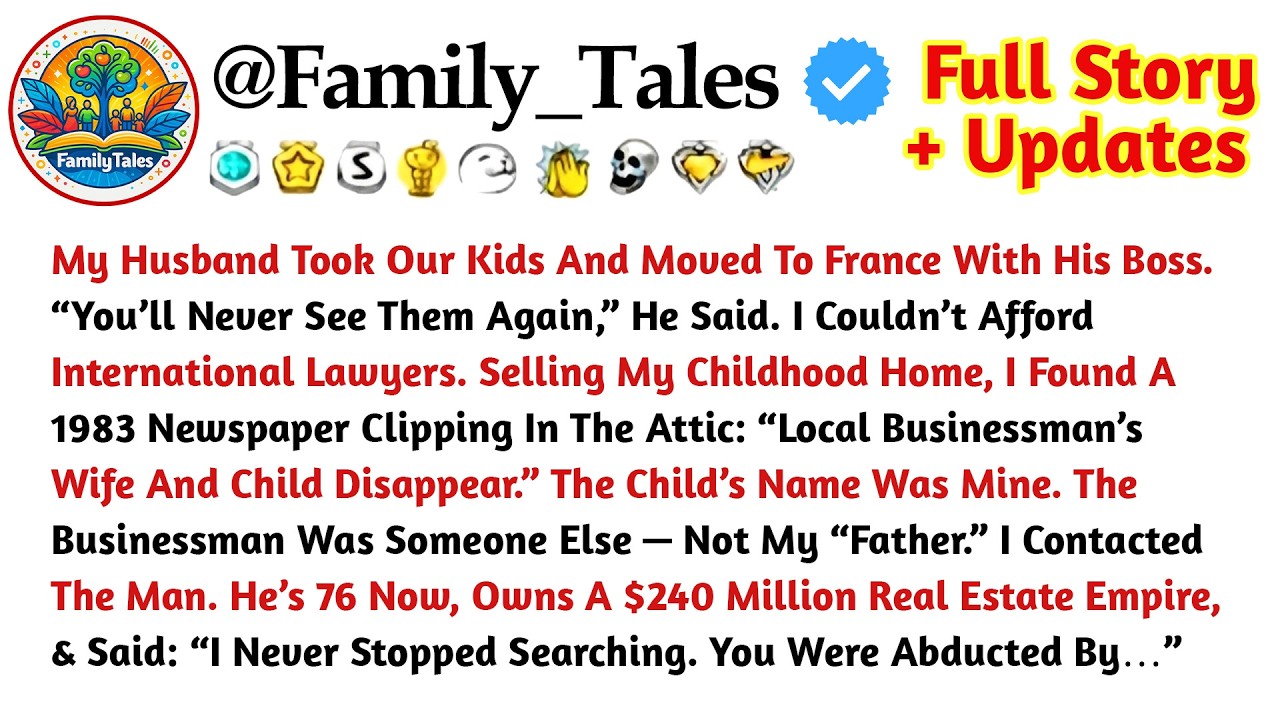 My Husband Took Our Kids to France With His Boss and Said I’d Never See Them Again — Then I Found