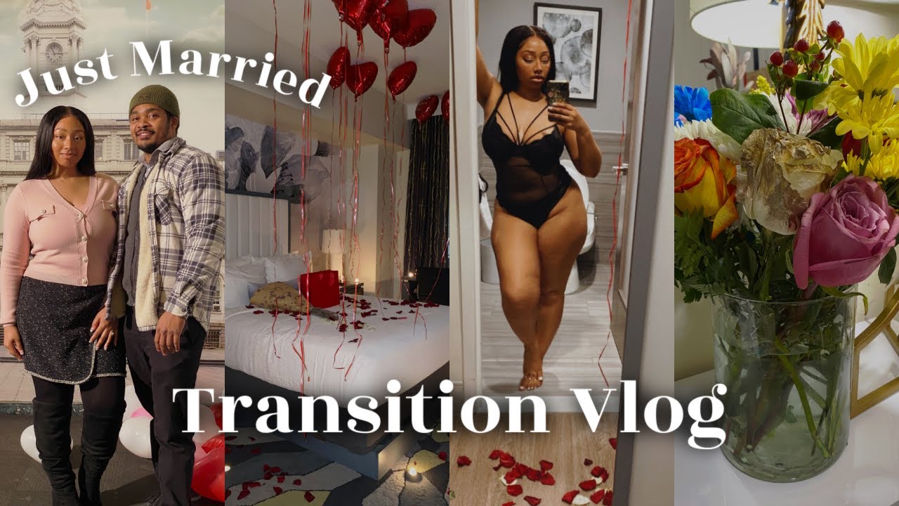 WE GOT MARRIED ON VALENTINES DAY 2023! | TRANSITION VLOG