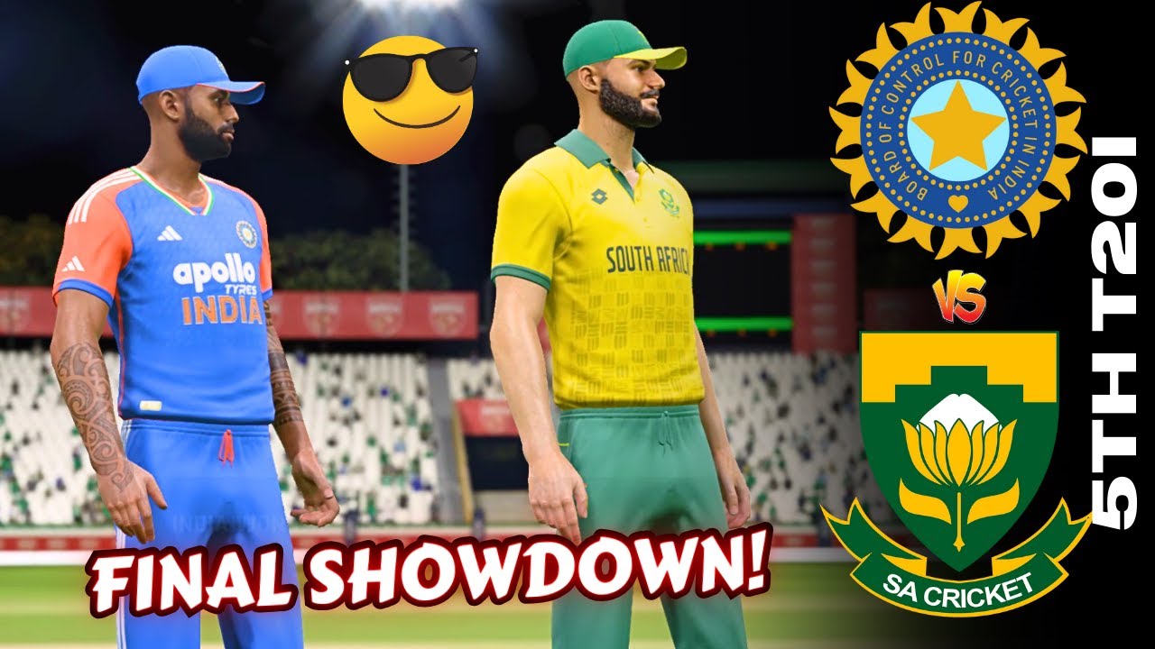 FINAL SHOWDOWN!! 😎😎| India VS South Africa 5th t20I