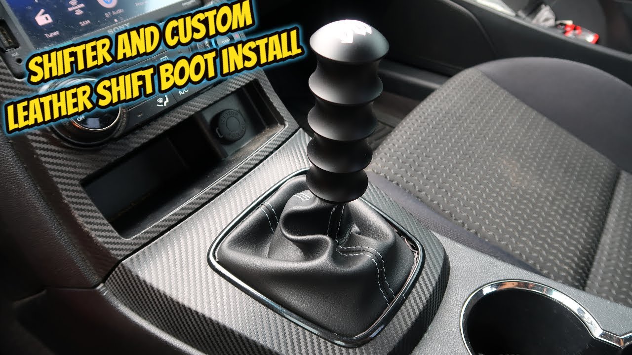 Genesis Coupe We Are Likewise Shifter and Leather Boot Install