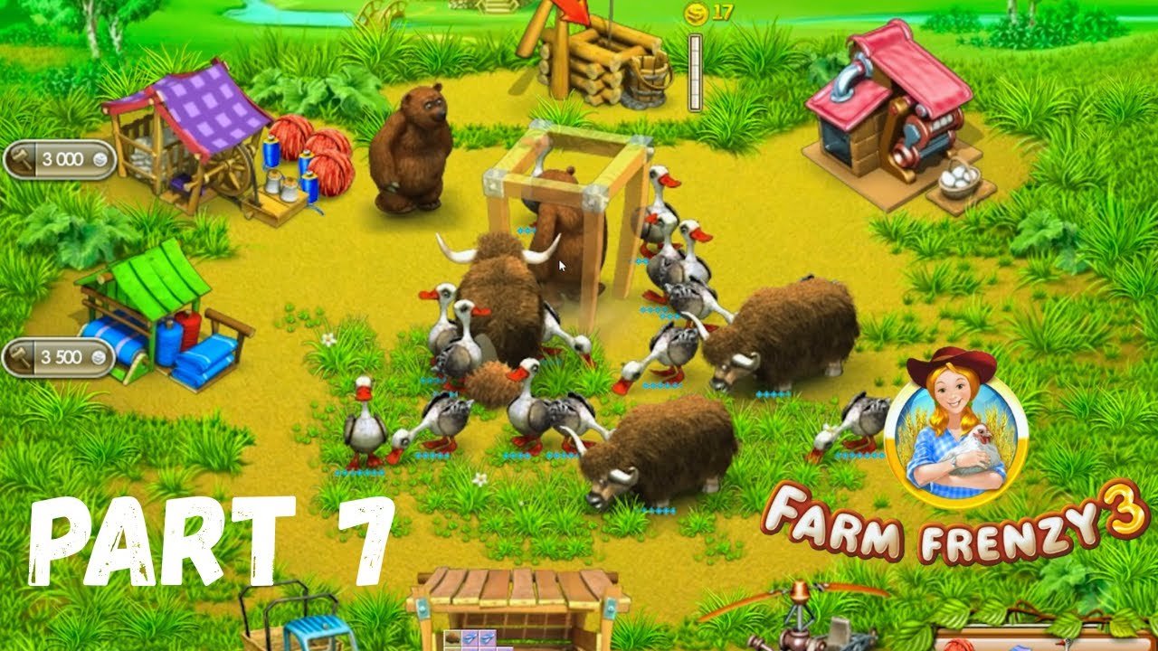 Farm Frenzy 3 🐔Gameplay 🐼 Part 7 4K FPS🔥