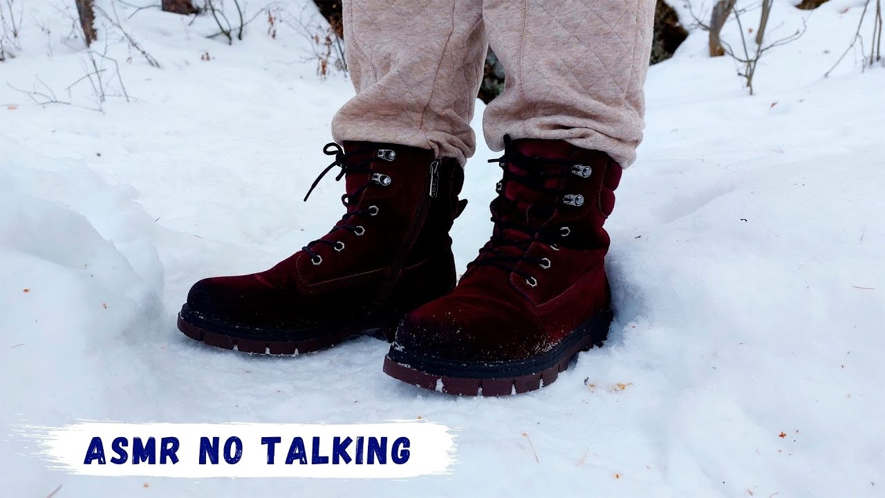 Fall asleep quickly | ASMR Winter walk | 1 hours for sleep by ASMR Garden