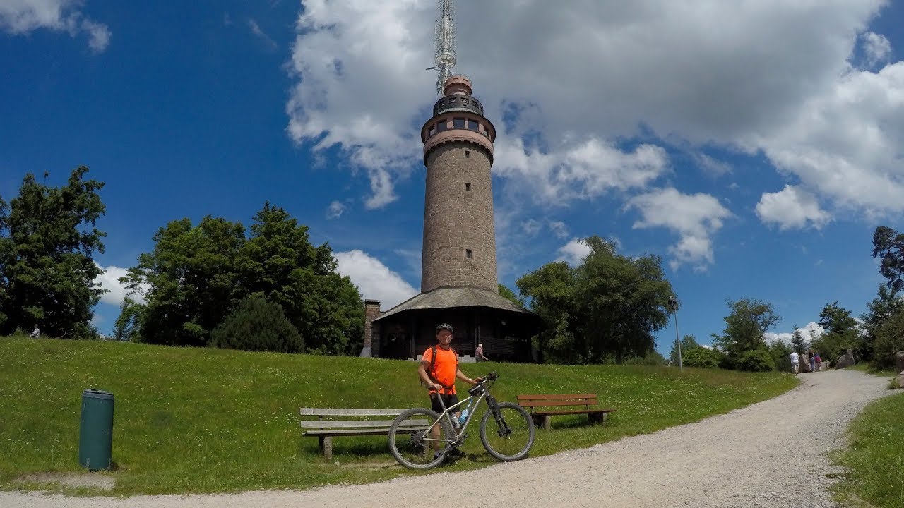 Schwarzwaldradtour auf den Merkur bei Baden-Baden