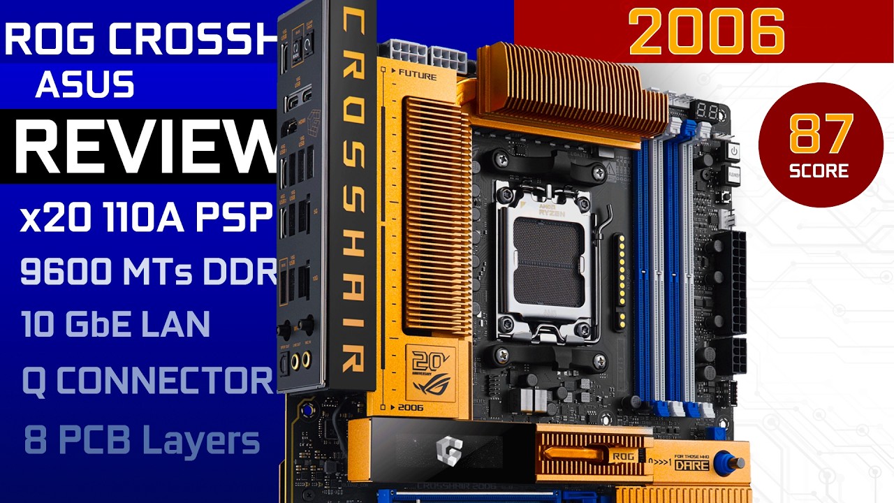 ASUS ROG CROSSHAIR 2006 : I waited 20 years for this one!