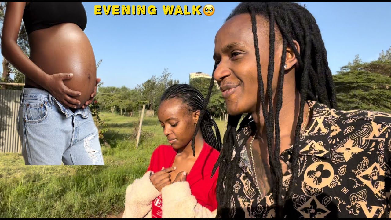 Evening Walk With My Pregnant Girlfriend☺️..