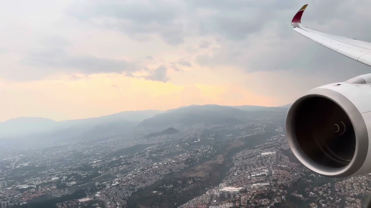 Iberia Airbus A350 Next landing in México City