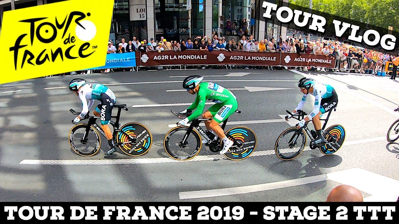 Tour de France 2019 - Stage 2 Team Time Trial // Bruxelles TTT // TdF VLOG