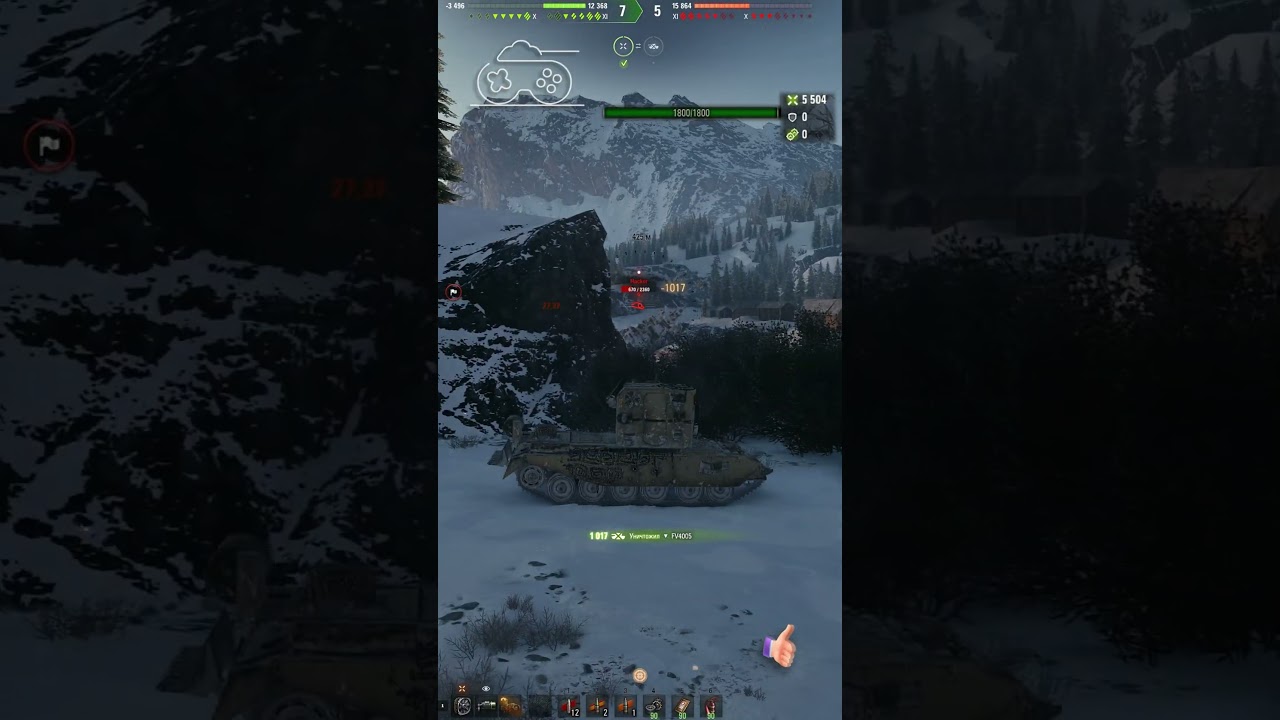 FV4005 Stage II best moments in World of Tanks