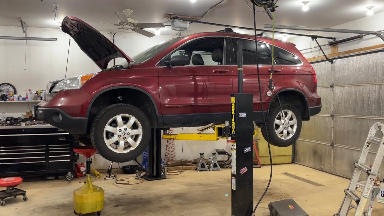 🔧 Замена трансмиссионной жидкости Honda CR-V 2007-2011