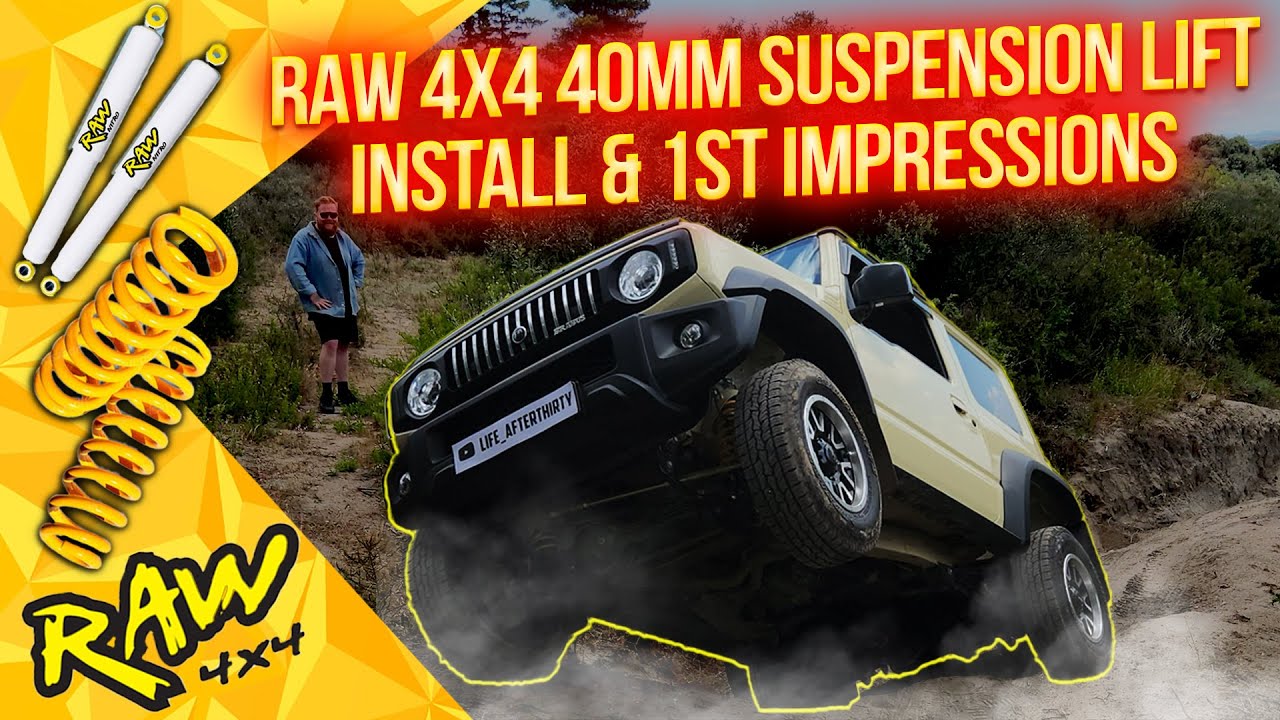 Jimny нуждается в модернизации подвески! | Jimny Worx SA | Комплект для лифтовки подвески Raw 4x4...