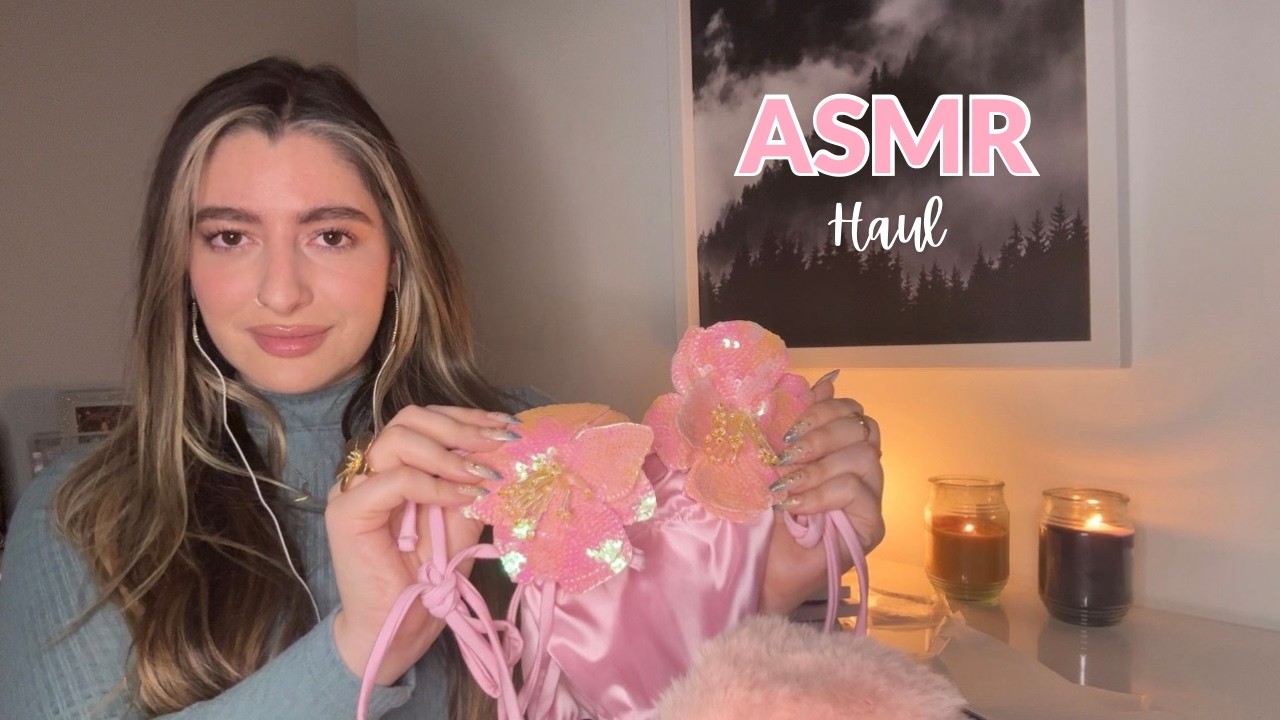 ASMR-видео с примеркой одежды SHEIN + звуки ткани
