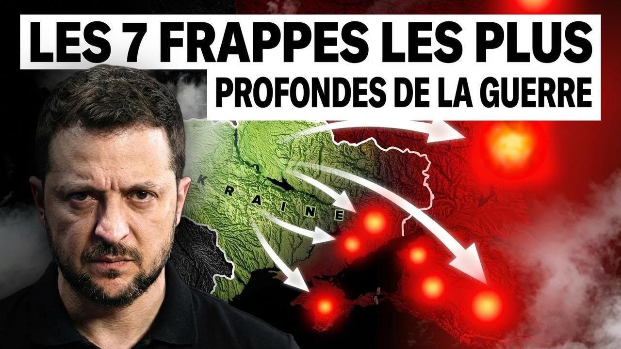7 fois où l'Ukraine a frappé loin dans les arrières de Poutine