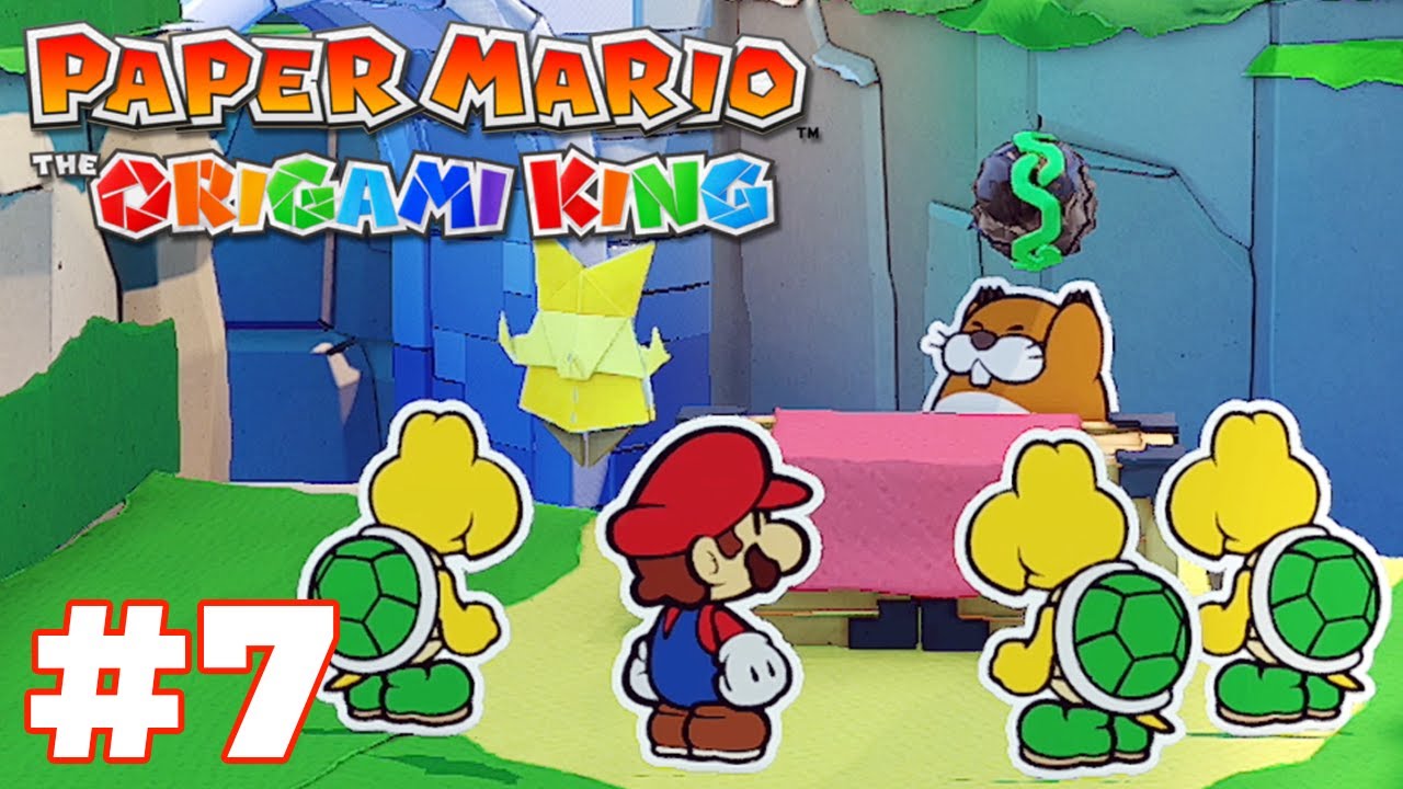 Bidding For Shell Stones! - Paper Mario: The Origami King Part 7