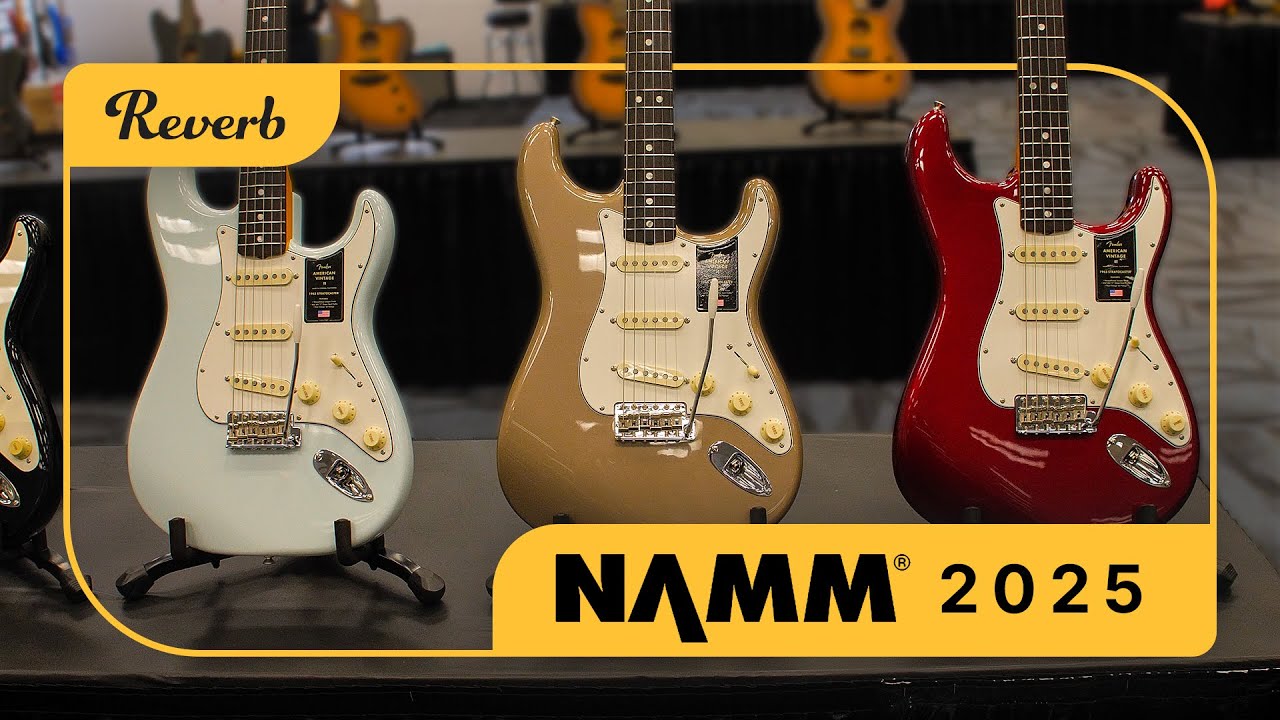 Affordable, Jet-Black Acoustasonics & More Series Updates From the Fender Booth | NAMM 2025