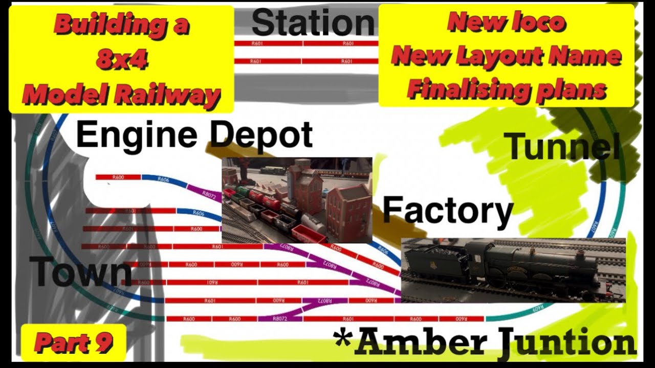 Building a 8x4 Model Railway-New Loco,New Layout Plans,rRenamed (Part 9)