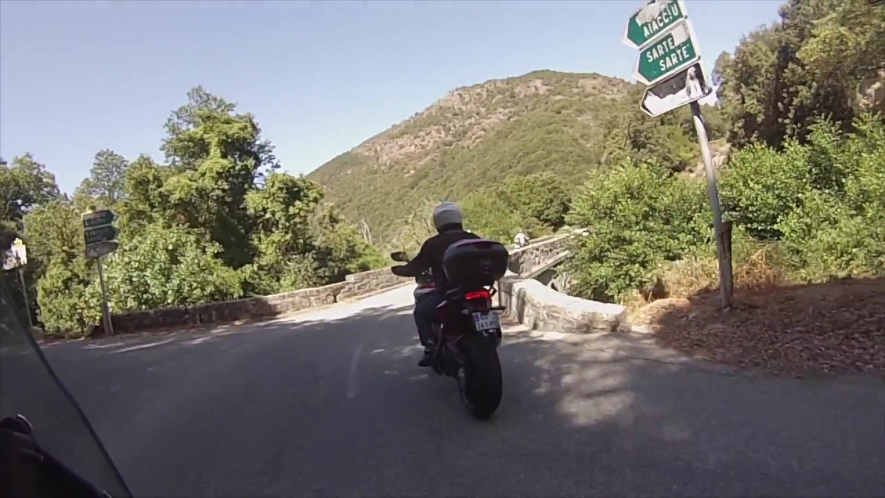 Tour de Corse moto - Un petit tour en GS  - A Vignalella dans la vallée de l'Ortolo