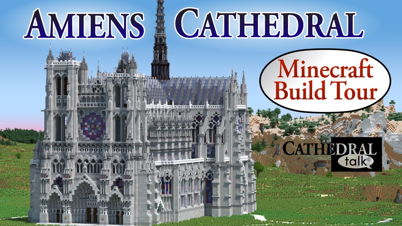 THSchutt's Amiens Cathedral (1:1 scale) Minecraft Replica (2022) Build Tour