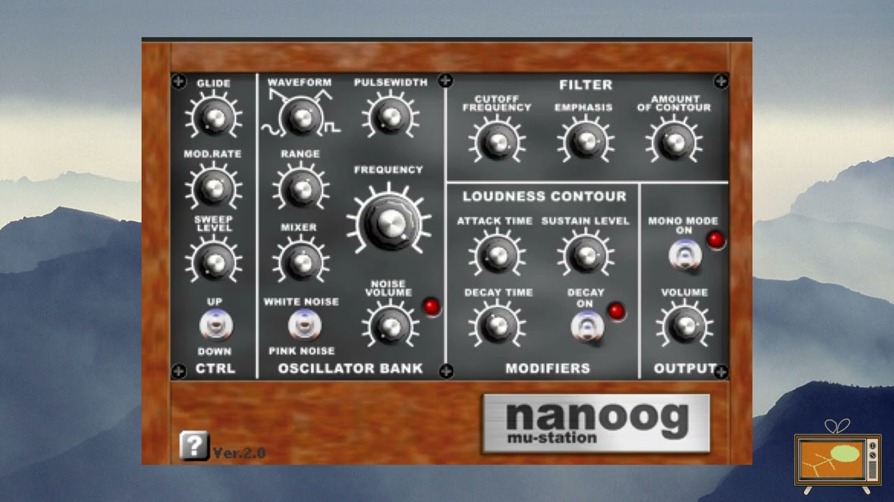 nanoog / free VST synth / demo play only