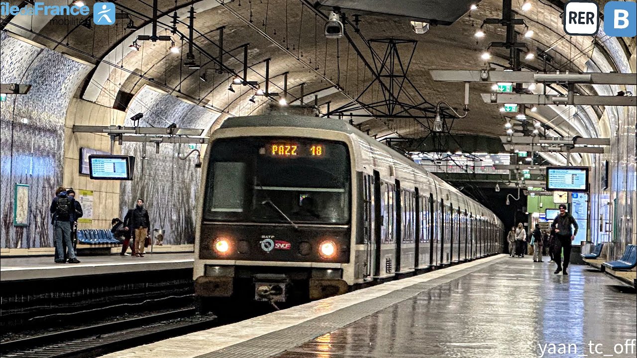 Paris, France : 🇫🇷 Plongée dans le RER B, exploration souterraine de Paris