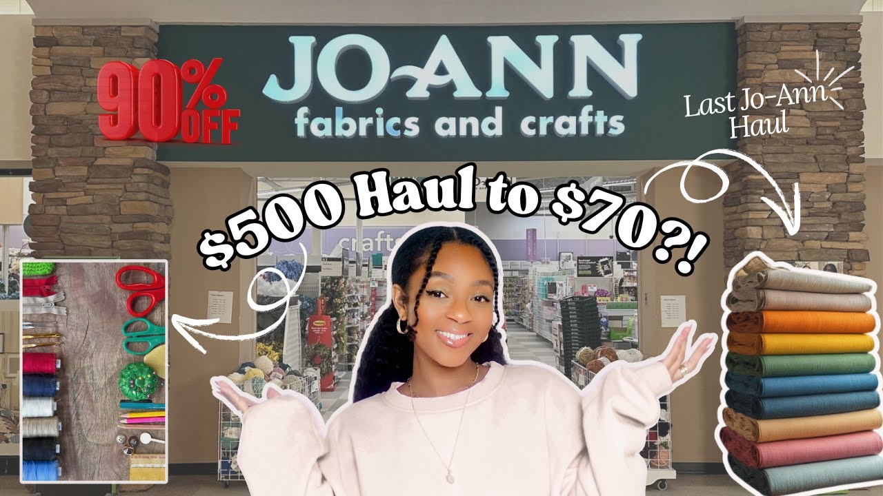 My Last Jo Anns haul & I scored! Fabric Haul & Sewing plans!