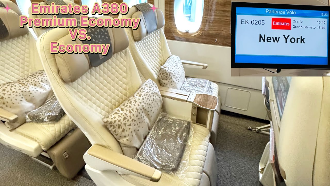 Emirates A380: Premium Economy VS. Economy