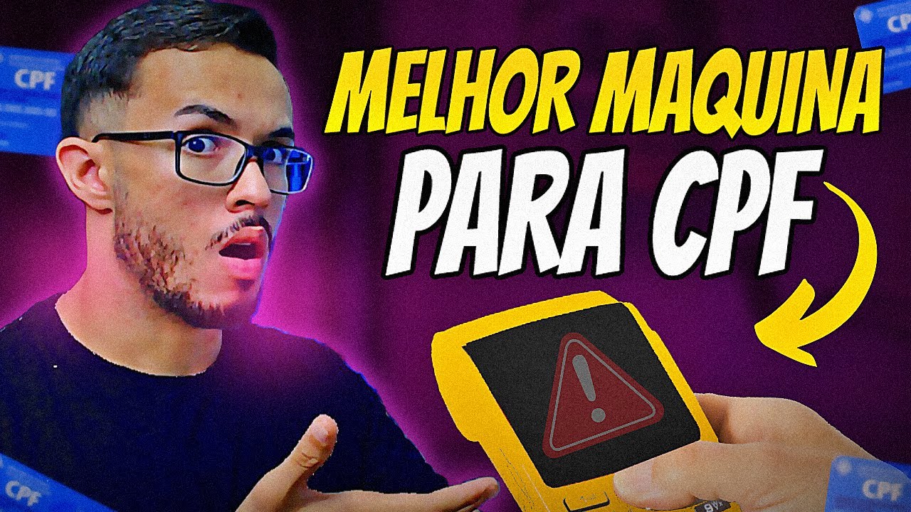 Qual a Melhor M&aacute;quina de Cart&atilde;o Para Pessoa F&iacute;sica [CPF 2023] MENOR TAXA HOJE!