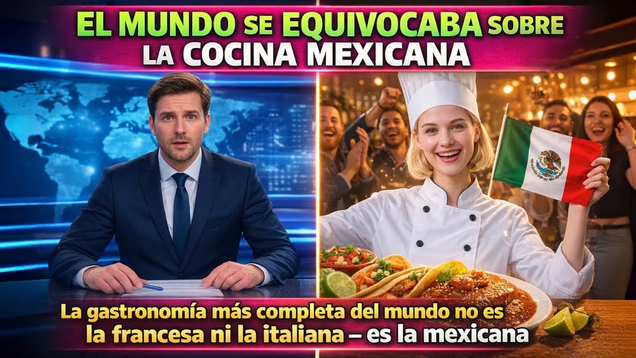 La gastronomía más completa del mundo no es la francesa ni la italiana — es la MEXICANA